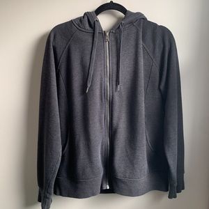 ✨TUFF ATHLETICS DARK GREY ZIP UP SWEATER SIZE XL